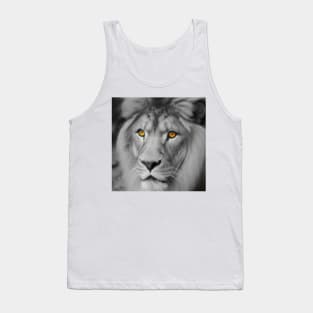 Lion King with Orange Eyes Tank Top